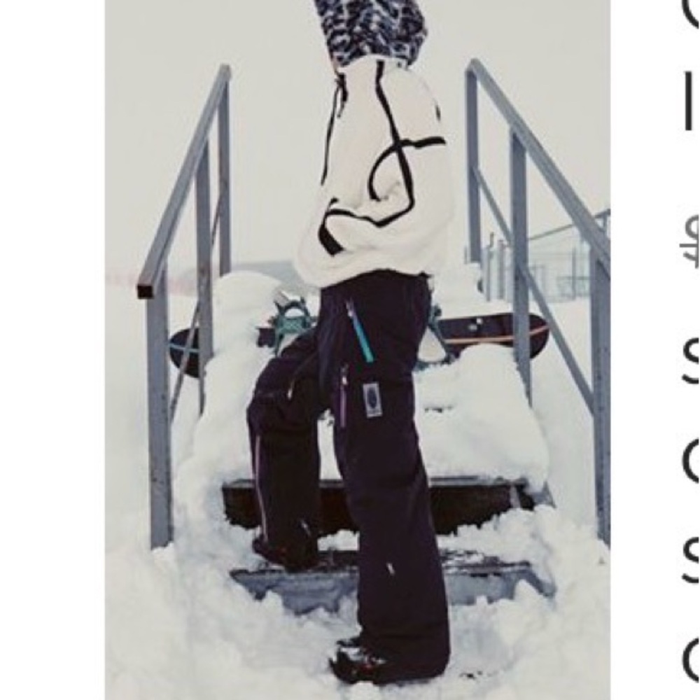 Black Snow Pants Free People NWT